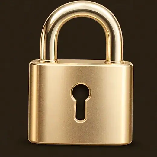 Metal padlock — 22King