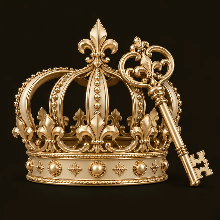 Royal crown and key — 22King
