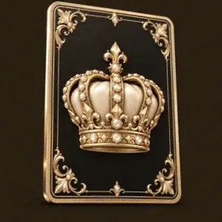 Royal crown card — 22King