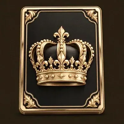 Crown emblem card — 22King