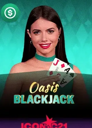Oasis Blackjack live game cover