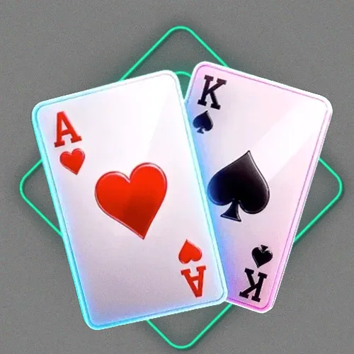Ace and king playing cards